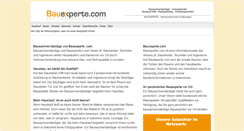Desktop Screenshot of bauexperte.com